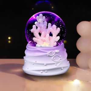 Creative Ocean World Crystal Ball Cartoon Ornaments Desktop Decorations Best Friend Childrens Birthday Gifts Resin Material