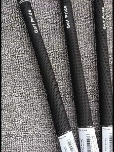1pcs Black Golf Club Grip Standard Size Classic Cross Grain Natural Rubber Material
