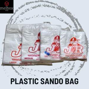 [100 pcs] JR Transparent Plastic Sando Bag - Mini Tiny Medium Large