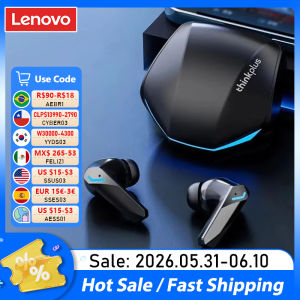 Lenovo | Lenovo GM2 Pro Bluetooth 5.4 Earphones Sports Headset Wireless In-Ear Gaming Low Latency Dual Mode Music Headphones New
