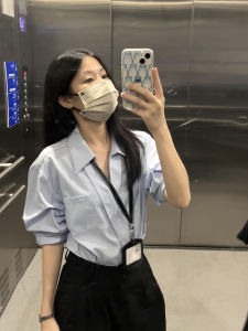 YAOMUHUA | Luxury V-Neck Summer Blouse Loose Slim Fit