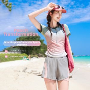XTEP | Slimming Belly Concealment Gradient Bikini Set