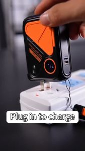 【NEW 2025】100％ original powerbank 50000mah powerbank mini with Plug+IP/TC fast charging cable wireless powerbank