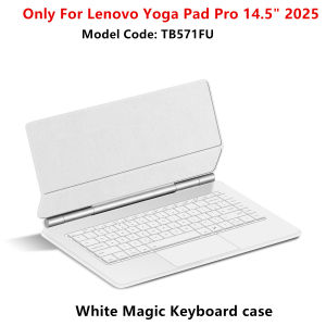 AJIUYU | AJIUYU Magic Keyboard for Lenovo Yoga Pad Pro 14.5" 2025 Samrt Magnetic Case for Yoga Pad Pro TB571FU 14.5" Floating Stand Cover