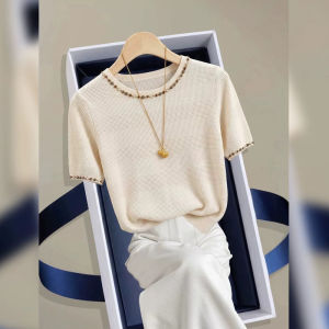 Bohemian High-end Round-neck Design T-Shirt