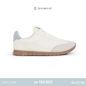 Aerostreet 37-40 Verona Coklat Muda Natural Biru - Sepatu Sneakers Wanita
