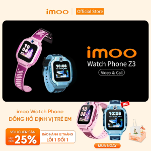 Đồng Hồ Thông Minh Trẻ Em Lắp Sim imoo Z3 Gọi Điện Thoại Videocall HD/ĐịnhVị GPS Chính Xác/4GSmartwatch/Kháng Nước