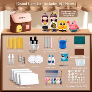 MINGZHUO | Luxury DIY Crafting Kit for Kids Play Dough Polymer Clay