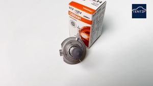 OSRAM H7 12V 55W แท้ หลอดไฟหน้า ไส้หลอด รถยนต์ หลอดไฟสปอร์ตไลท์ หลอดไฟตัดหมอก 12V 55W H7 PX26D ฮาโลเจน (ราคาต่อ1ดวง)