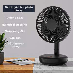Quạt Bàn Mini Không Tiếng Ồn USB Cho Văn Phòng Học Sinh Ký Túc Xá Quạt Điện Nhỏ Dùng Trong Gia Đình Quạt Bàn NOCCLILI FS15