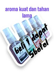 parfum pria dan wanita 30ml dapat 5 botol aroma kuat dan tahan lama