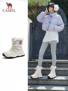 CAMEL | Waterproof Slip-Resistant Snow Boots Thick Fleece Lined