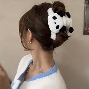 Fashion Plush Hair Clips Cute Pattern Hair Pins Womens Large Shark Clips Fashion Accessories