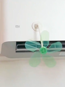 3Pcs Conditioning Guide Fan Adjustable Wall Mounted Air Conditioner Windshield Practical Windmill Shaped