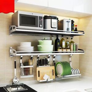 Single Layer Wall-mounted Shelf 304 Stainless Steel