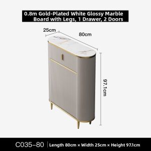 Ultra-Thin Small Households Luxury Simple Rock Slab Cabinet