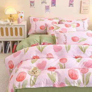 Thick Eco-Cotton Flannel Washable Bedding Set Four Seasons