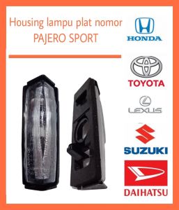 housing mika lampu plat nomor EXSPANDER/PAJERO SPORT