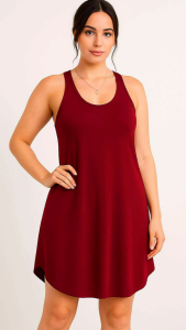 lucy Casual Sleeveless A-Line Dress for Women strechable free size fit small to xxl