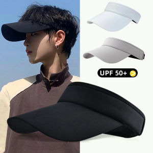 WRELS | Empty Top Sports Hat Casual Breathability Adjustable Suncreen Camping Visors Quick Drying UV Protection Hiking Travel Beach Caps