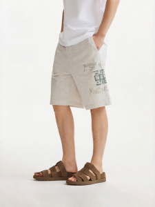 Jack Jones | Cool Comfort Loose Fit Shorts with Totem Print and Drawstring