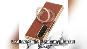 Ốp Lưng Có Giá Đỡ Xoay Sạc Không Dây Từ Tính Cho Samsung Galaxy Z Fold - Vỏ Bọc Thân Thiện Với Da Với Tính Năng Chống Trầy Xước