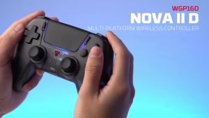 Fantech | FANTECH NOVA IID WGP16D Wireless Game Controller for PS5 Hall Joystick and Trigger Built-in Gyro Sensor and Speaker Gamepad