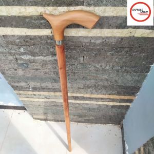 tongkat jalan kayu Cendana wangi motif cula premium D71