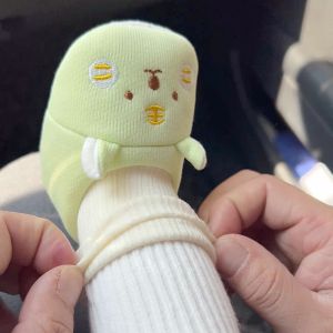 Baby Tiger Head Socks Shoes Soft Bottom Warm Anti-slip First Stage Floor Shoes for Outdoor Autumn Winter Cute Embroidery Design