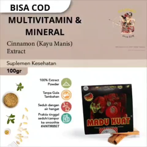 multivitamin madu kuat herbal alami 1box 10sachet