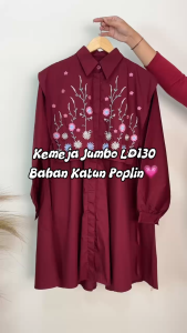 Tunik Jumbo Ld 130 Cm Model Bordir Kekinian - Yasmin Tunik