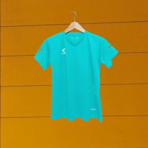 Atasan olahraga wanita lengan pendek terbaru senam aerobic joging zumba yoga gym futsal putri voly bulutangkis