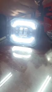 LAMPU DEPAN LAMPU REFLEKTOR LED 8 MATA LED IMPORT DAYMAKER CRF 150 L