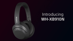 Sony WH-XB910N หูฟังสเตอริโอ HiFi สำหรับเล่นเกม เบสหนัก พับได้ ตัดเสียงรบกวน