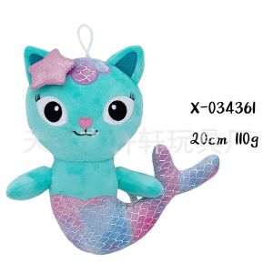 Hot Gabby Dollhouse Plush Toy Mercat Cartoon Stuffed Animals Smiling Cat Car Cat Hug Gaby Girl Dolls Kids Birthday Gifts