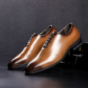 DTNOW Spring Gentleman Oxfords Leather Shoes Luxury Goods Men Shoes Fashion Casual Pointed Toe Formal Business Male Wedding Dress