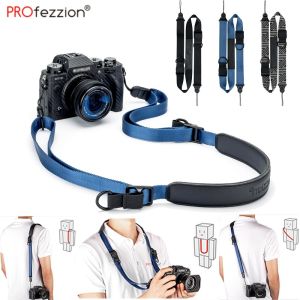 PROfezzion Mirrorless Camera Neck Strap for Sony FX30 Alpha A7 A7R A7S A7C Mark IV III IICanon EOS R50 R10 R8 R7 R6 R5 R3 R RPNikon Z6 Z7 Z7II Z9&MoreQuick Release Shoulder Strap Sling Strap with Arca-Type Plate