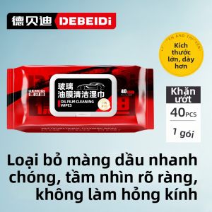 Khăn Lau Loại Bỏ Phim Dầu Trên Kính Ô Tô