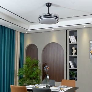 Ceiling Fan Ceiling Fan With Light Variable Frequency Remote Control Fan Light Energy Saving LED Fan Light