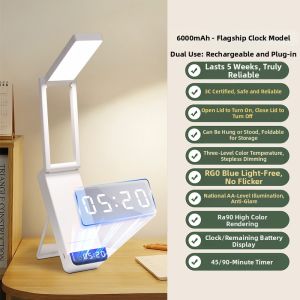 Ruijie | Eye-Protecting Study Desk Lamp Portable Long-Lasting