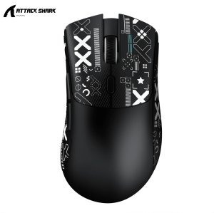 ATTACK SHARK | Attack Shark X11 X6 X3 R1 Wireless Gaming Mouse RGB Ergonomic Ultra-Light Tri-Mode Macro PAW3395/PAW3311 26000 DPI