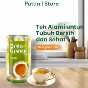 DETOGREEN Teh Organik Detoks Sistem Pecernaan Untuk Usus Sehat dan Bersih isi lebih banyak