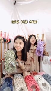 [ GROSIR ] SCRUNCHIE GLOSSY - Ikat Rambut Kilap Kuncir Cepol Hijab Satin Silk Cemol Kunciran Kilap