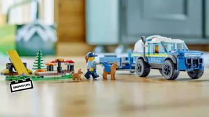 LEGO City 60369 Mobile Police Dog Training Building Toy Set (197 Pieces)