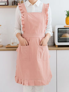 Váy Ngắn Phong Cách Công Chúa Bằng Cotton Nguyên Chất Thời Trang Nấu Ăn Làm Móng Tay Phong Cách Nhật Bản Cho Phụ Nữ Dùng Trong Nhà Bếp