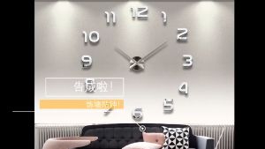 Đồng Hồ Dán Tường 3D Loại lớn trang trí decor siêu đẹp