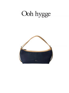 Oohhygge Double Ear Series Single Shoulder Underarm Elegant Small Bag Casual Chic Womens Bag with Zipper Soft Handle