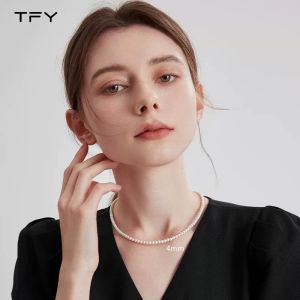 TFY | Double Layer Pearl Necklace Lightweight Luxury Hepburn Style