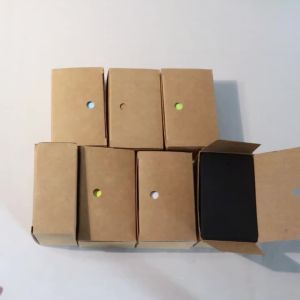 100pcs/box Kraft Paper Card 54X88mm Blank Business Cards Writing Message Note Card Bookmark Label Wedding Party Invitations