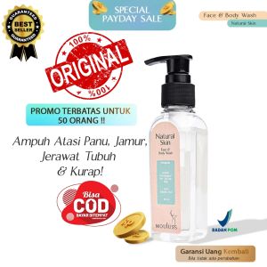 Sabun Natural Skin Face & Bodywash mengatasi Panu JerawatKomedoKulit berminyak